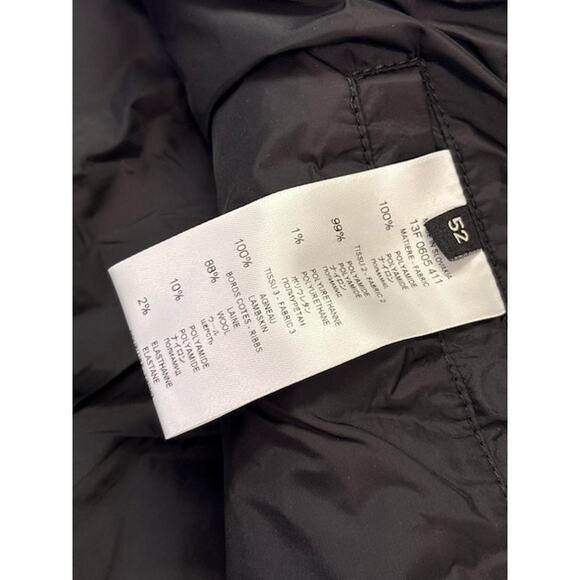 Givenchy Plaid Down Quilted Vest Full-Zip Pockets Black/Multicolor Mens Size 52 - Picture 13 of 16